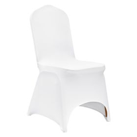 VEVOR Stretch Spandex Folding Chair Covers, Universal Fitted Arched Front Cover, Removable Washable Protective Slipcovers, for Wedding, Holiday