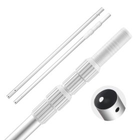 VEVOR Pool Pole, 3.4 to 12 Ft Telescoping Swimming Pool Cleaning Poles, Professional Adjustable Telescopic Pole with Extension Pole, Heavy Duty Cleane