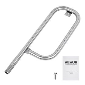 VEVOR Grill Burner Tube for Weber Q100, Q120, Q1000, Q1200, Baby Q Gas Grills, 17 inch 304 Stainless Steel Tube Burner for Weber 516001, 516002, 50060