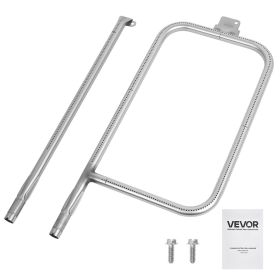 VEVOR Grill Burner Tube for Weber Q3200, Q300 (2013 & earlier), Q320, Q3000 (2014 & newer), 23.75 inch 304 Stainless Steel Tube Burner for Weber 40434