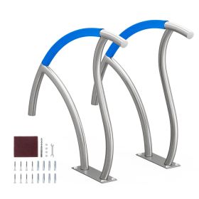 VEVOR Pool Handrail, 2 PCS 30x30 in Pool Railing, Stainless Steel with Base Plate for Indoor/Outdoor Pools,Swimming Pool Safety Railing for Decks,Rust