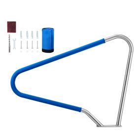 VEVOR Pool Rail, 48 x 36 inch Pool Handrail, 220 lbs Load Capacity Heavy Duty 304 Stainless Steel Swimming Handrail, Detachable Nonslip Sleeve, Rich A