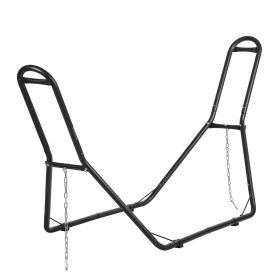 VEVOR Universal 2 Person Hammock Stand, Adjustable Heavy Duty 450 lbs Capacity Hammock Stand Fits 6.9-12.8 ft Hammocks for Outdoor and Indoor Portable