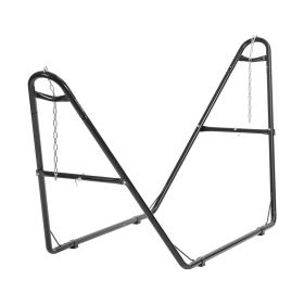 VEVOR Universal 2 Person Hammock Stand, Adjustable Heavy Duty 550 lbs Capacity Hammock Stand Fits 7.5-13.5 ft Hammocks for Outdoor and Indoor Portable