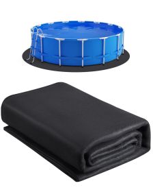 VEVOR 18ft Round Pool Liner Pad, Pool Liner Pad for Above Ground Swimming Pools, Pool-Mat Prevents Punctures, Recycled Geotextile Material Underlaymen