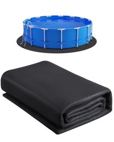VEVOR 21ft Round Pool Liner Pad, Pool Liner Pad for Above Ground Swimming Pools, Extra-Thick Pool Mat, Prevents Punctures, Recycled Geotextile Materia