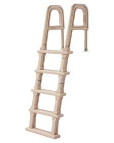 VEVOR Swimming Pool Ladder, Inclined 5-Step Double Handrails Stair, Non-slip Heavy Duty Step, Load Capacity 300 lb, for 48-54" Inground & Above-ground