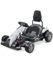 VEVOR Electric Go Kart, 24V 9Ah Battery, Pedal Go Kart Portable Outdoor Race Toy for Kids Ages 6+, 200W Motor, 7.5 MPH High Speed Drifting, Adjustable
