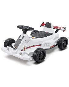 VEVOR Electric Go Kart, 6V 4.5Ah Battery, Pedal Go Kart Portable Outdoor Race Toy for Kids Ages 2+, 20000 RPM Motor, 2 MPH Constant Speed, LED Headlig