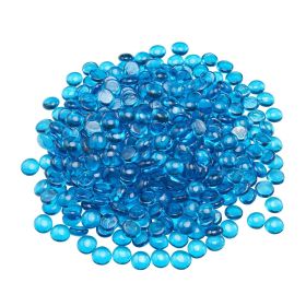 VEVOR Fire Glass, 10 lbs / 4.5 kg High-Temperature Resistant Fireplace Rocks, 3/4-Inch / 19.05 mm Reflective Firepit Glass Beads, High Luster Stone La