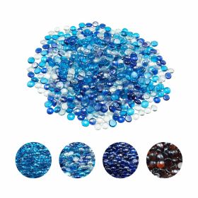 VEVOR Fire Glass, 10LBS / 4.5KG Smokeless & Fireplace Rocks, 3/4-Inch / 19.05 mm Reflective Firepit Glass Beads, High Luster Stone Landscaping for Fir