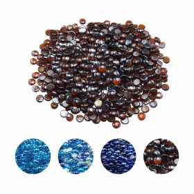 VEVOR Fire Glass, 10LBS / 4.5KG High-Temperature Resistant Fireplace Rocks, 3/4-Inch / 19.05 mm Reflective & Smokeless Firepit Glass Beads, High Luste