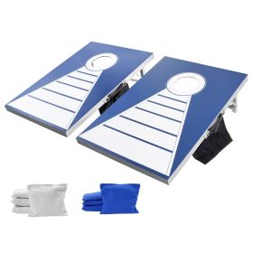 VEVOR Cornhole Set, 3x2 ft Corn Hole Game Boards, Aluminum Weatherproof Portable Toss Board, Indoor and Outdoor Foldable Cornhole Play for Adults, Inc