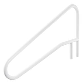 VEVOR Pool Rail, 54 x 32 inch Pool Handrail, 220 lbs Load Capacity Heavy Duty Stainless Steel Swimming Handrail, Seamless Welding, Recessed or Base Mo