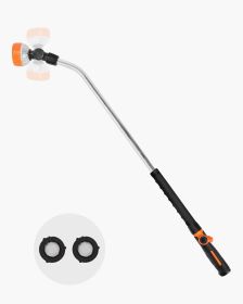 VEVOR Watering Wand, 36-Inch Extra Long Heavy Duty Garden Hose Wand with 8 Spray Patterns & 180wivel Head, Long Hose Nozzle Sprayer with on/off Thumb