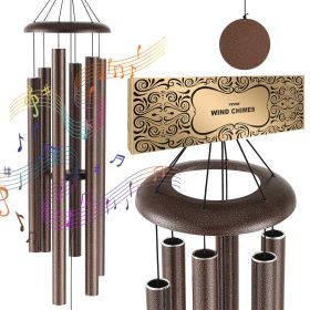 VEVOR Wind Chimes for Outside, 50", Deep Tone Wind Chimes with 6 Tubes, Unique Large Memorial Wind Chimes for Anniversary, Amazing Outdoor Decor for Y