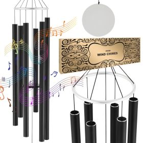 VEVOR Wind Chimes for Outside, 66 in, Deep Tone Wind Chimes with 6 Tubes, Unique Large Memorial Wind Chimes for Anniversary, Amazing Outdoor Decor for