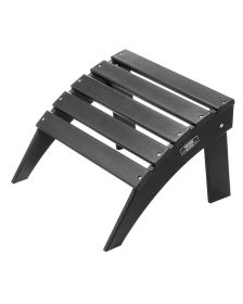 VEVOR Adirondack Ottoman, 18.7L x 19.7W x 13H Inch HDPE Plastic Folding Adirondack Ottoman, Weather-Resistant Foot Rest for Adirondack Chair, Widely U
