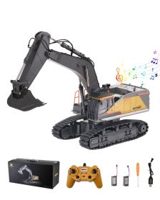 VEVOR Remote Control Excavator Toy, 22 Channel, 1:14 Scale Remote Control Digger with Metal Shovel, RC Excavator with Lights & Sounds, Full Functional