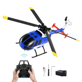 VEVOR RC Helicopter, 2.4GHz 4-Propeller Remote Control Helicopter with 6-Axis Gyro, 4-Channel RC Airplane for Beginner, LED Light & One-Key Takeoff/La