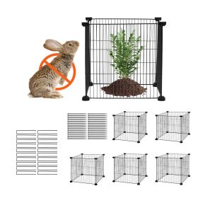 VEVOR 5 Pack Plant Protector from Animals, 15.35'' x 15.35'' Chicken Wire Plant Protector, Plant Cages for Outdoor Plants, Flowers & Vegetables, Keeps