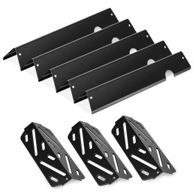VEVOR Flavorizer Bars and Heat Deflectors, 17 in Grill Replacement Part, for Weber Genesis ll 310 315 335 340, E/S 325s, ES/SX 325s, E/S 335, EX/SX/EP