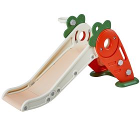 VEVOR Toddler Slide, Kid Slide for Toddlers Age 1-12 w/ Climbable Ladders & Basketball Hoop, Indoor Outdoor Slide Playset for Kids Within 88lbs, Toddl