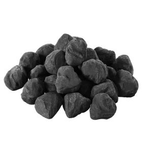 VEVOR Lava Rocks, 1.2-2.0 inch 25 Pcs Fire Stones Lava Rocks For Fire Pit, Reusable Fire Pit Stones Indoor and Outdoor Use, Decorative Firepit Rocks f