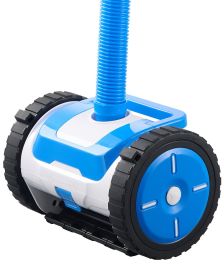 VEVOR Suction Pool Cleaner, Automatic Pool Vacuum Cleaner, Suction Side Automatic Pool Cleaner, Suction Vacuum Pool Sweeper with 2 Wheels, for In-grou