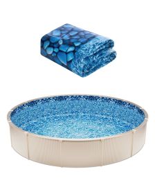 VEVOR 30-ft Round Above Ground Pool Liner, Overlap Pool Liners, Standard Gauge Vinyl, 48-to-54inch Wall Height, Designed for Steel Sided Above-Ground