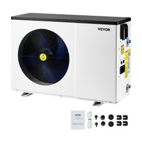 VEVOR Electric Pool Heat Pump, 35830 BTU, Pool Heaters for 6605-13209GAL Above and In Ground Pools, Low Noise, Heating and Cooling Highly Efficient &