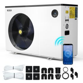 VEVOR Pool Heat Pump Max 70730 BTU, Electric Pool Heater for Above & In-Ground Up to 19812 Gallons, All-DC Inverter Technology, WiFi & App Remote Cont