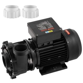 VEVOR 2 Speed SPA Pump, 48-Frame, AC 110-120V Hot Tub SPA Pump, 1.5HP/150GPM/42.65ft High Speed or 0.46HP/70GPM/9.18ft Low Speed, 2" Port 90otational