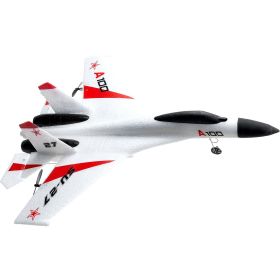 VEVOR RC Plane, 2.4GHZ 4 Channel Remote Control Airplane with 6-Axis Gyro Stabilizer, Ready to Fly Fighter Aircraft Plane Toy with 2 Batteries, Easy t