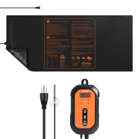 VEVOR 48"x 20.75" Seedling Heat Mat w/ Digital Thermostat Combo Set,MET-Listed Heating Pad for Seed Starting, Waterproof Seed Mats for Germination, In