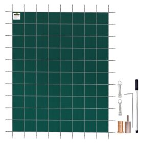 VEVOR Ingroundool Safety Cover, 16¦t¸ 30 ft’ectangular Winter Pool Cover,”riple Stitched, High Strength Mesh PP Material with Good Rain Permeability,