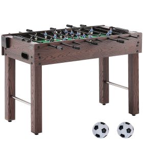 VEVOR Foosball Table, 48 inch Standard Size Foosball Table, Indoor Full Size Foosball Table for Home, Family, and Game Room, Soccer with Foosball Tabl
