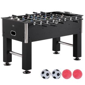 VEVOR Foosball Table, 55 inch Standard Size Foosball Table, Indoor Full Size Foosball Table for Home, Family, and Game Room, Soccer with Foosball Tabl